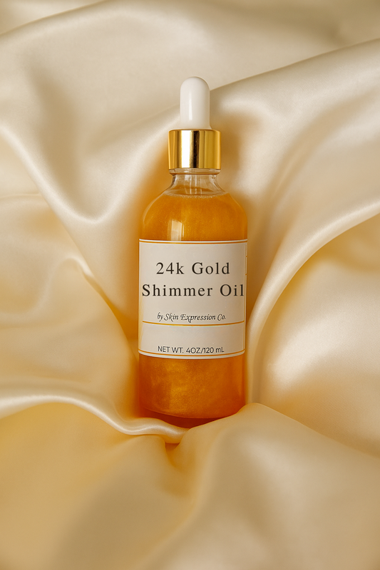 Glow Expression 24K Gold Shimmer Oil  (4oz)