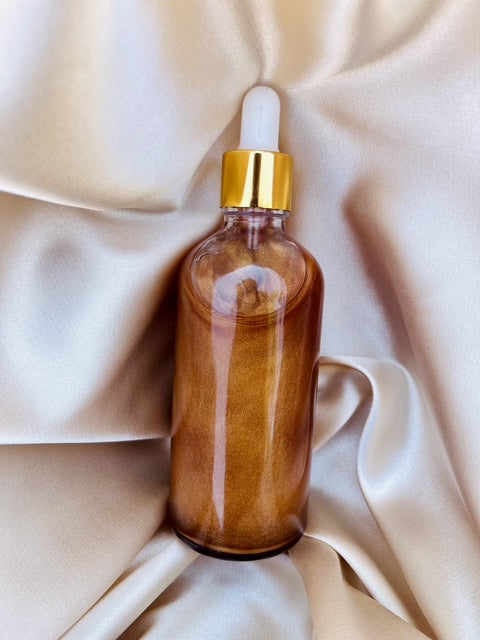 Glow Expression Bronzing  Shimmer Oil  (4oz)